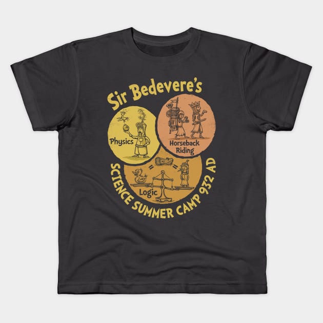 Sir Bedevere's Science Camp Kids T-Shirt by kg07_shirts